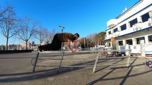 Rail quadrupedal movement