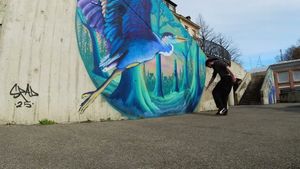 Passement de sécurité arrière mural